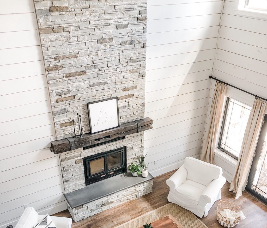 Versetta Stone fireplace by Northmade Farmhouse