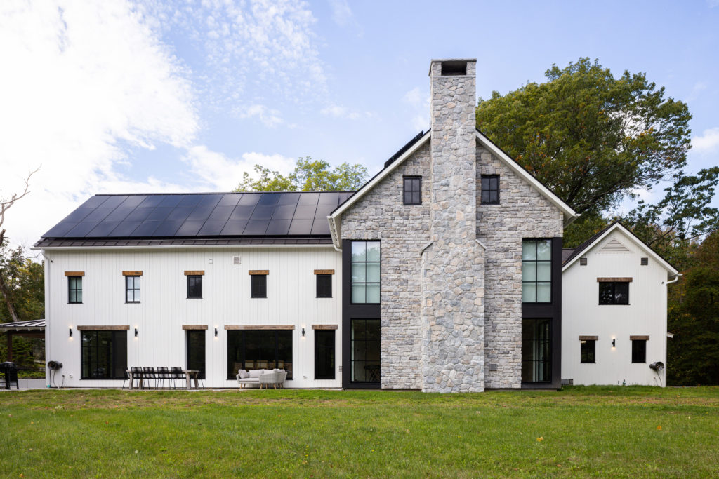 TruExterior poly-ash siding and Eldorado Stone on Fine Homebuilding's Connecticut remodel